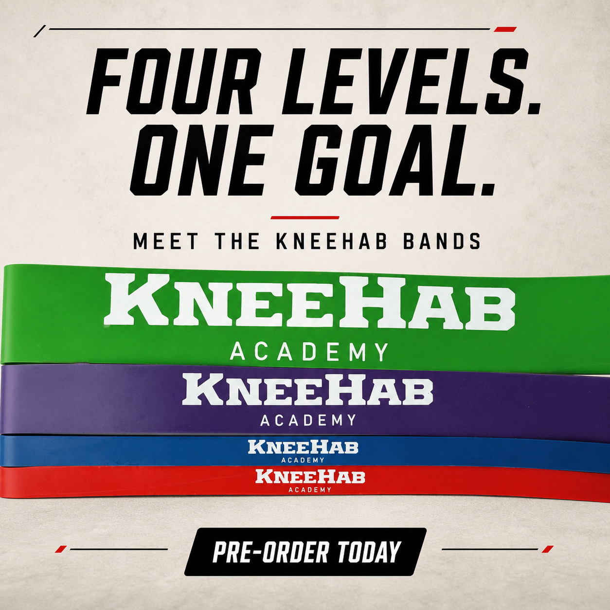 KneeHab Resistance Bands: Sports & Fitness Bands for Knee Strength Training